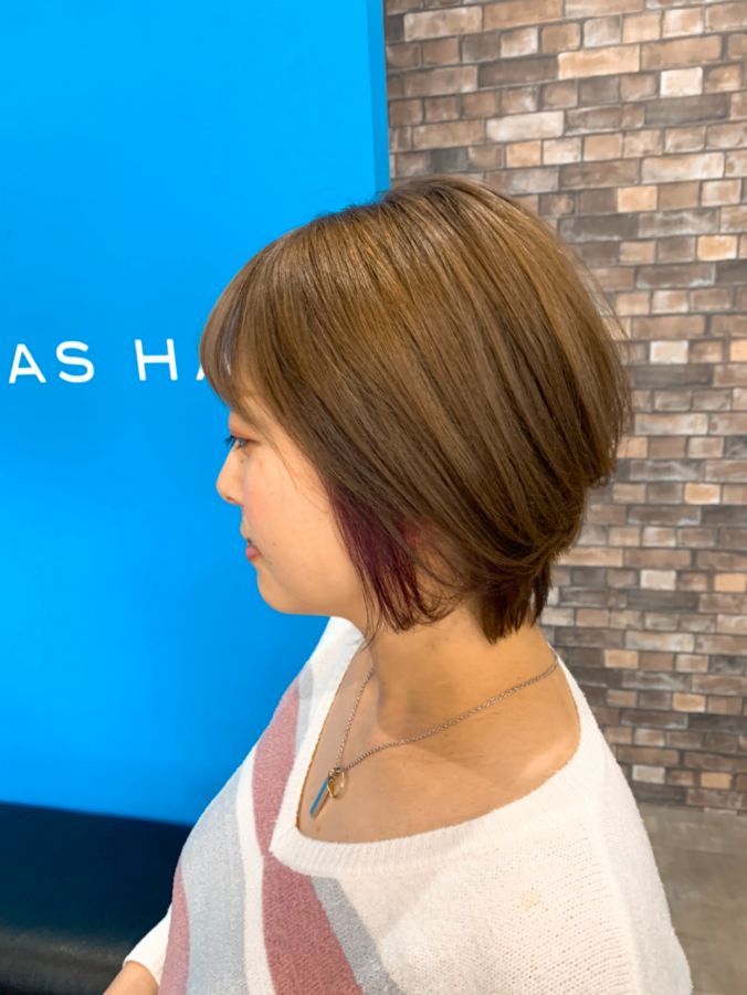 ヘアスタイル インナーカラー Tajisas Hair 福山市 松永 東尾道 尾道周辺のヘアサロン 美容室の検索 予約はナチュラルビューティ 福山